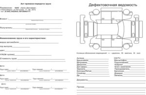 Акт приема-передачи автомобиля