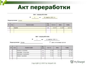Акт утилизации образец бланк