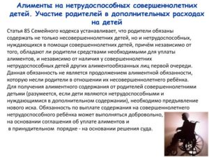Алименты неработающей жене инвалиду 1 группы