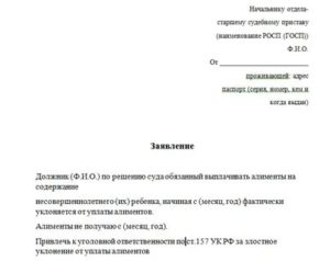 Бланк заявления в полицию о привлечении к административной ответственности