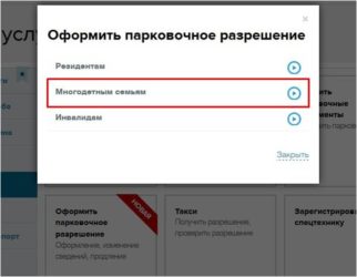 Что дает парковочное разрешение многодетной семьи?