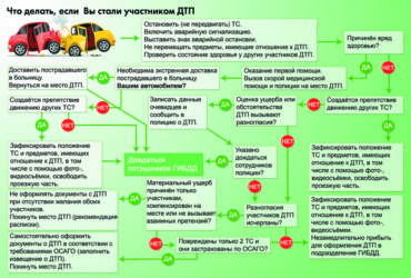 Что делать в случае аварии при ОСАГО?