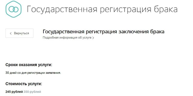Что нужно для подачи заявления в загс на регистрацию брака