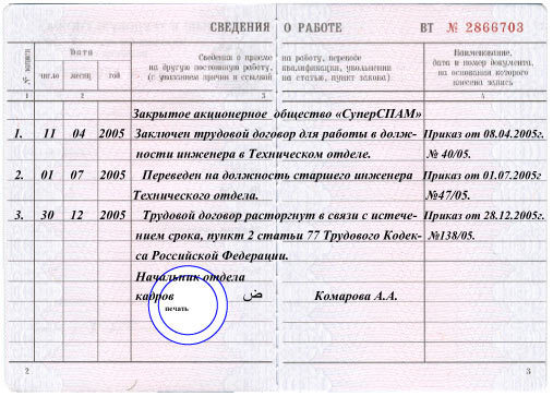 Что такое трудовая книжка, где она применяется и как заполняется