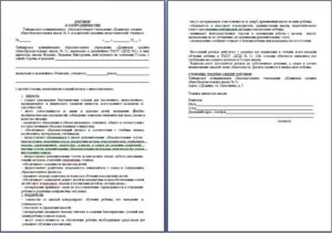 Договор о совместном сотрудничестве образец бланк