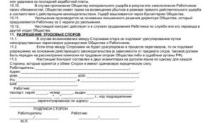 Договор, трудовой, с продавцом