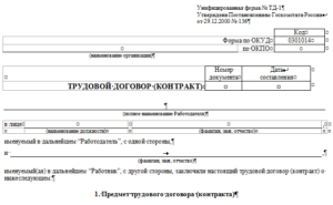 Договор, трудовой, срочный, с системным администратором