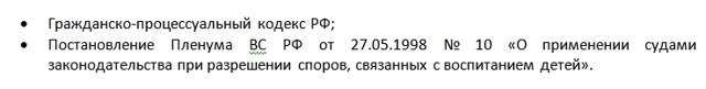 Документы, необходимые для лишения родителей их прав на ребенка