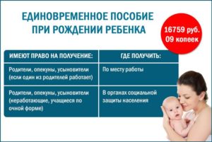 Единовременное государственное пособие при рождении ребенка смоленск