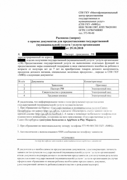 Единовременное пособие при рождении ребенка: документы для получения