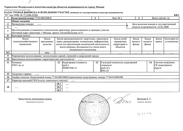 Где берется кадастровая выписка об объекте недвижимости