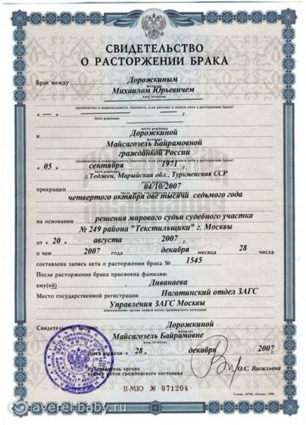 Госпошлина за развод: свидетельство о расторжении брака, сколько стоит