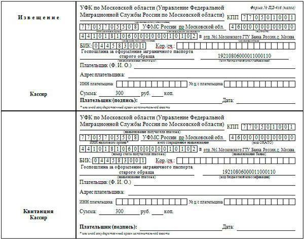 Госпошлина за утерю паспорта является штрафом