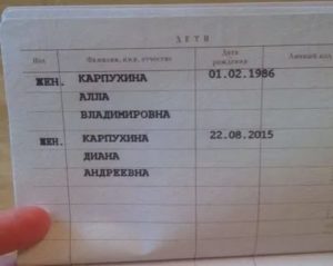 Графа Дети в Паспорте рф Кто Заполняет