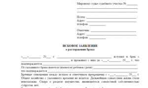 Ходатайство в мировой суд образец бланк