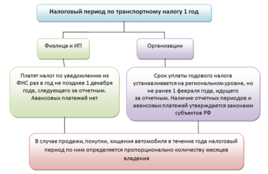 Исчисление транспортного налога для юридических лиц
