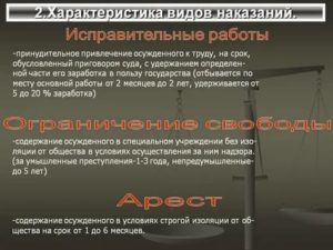 Исправительные работы как вид уголовного наказания по ст 157