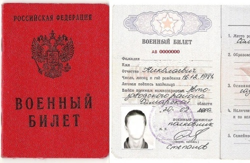 Является ли военный билет документом удостоверяющим личность