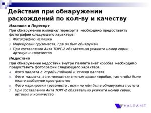 Как быть в случае несоответствия товара