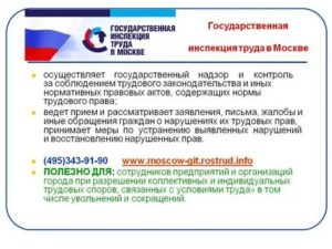 Как Действует Трудовая Инспекция