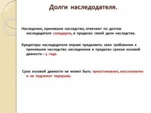 Как Делятся Долги Между Наследниками