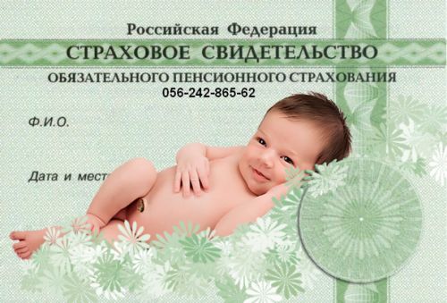 Как и где получить снилс на новорожденного ребенка