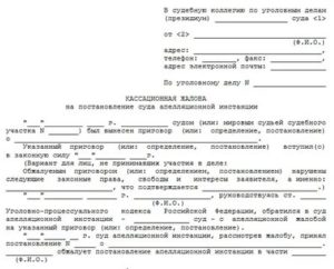 Как Написать Апелляцию в Верховный Суд
