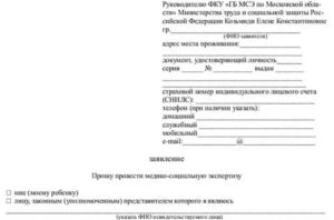 Как Написать Заявление на Переосвидетельствование Инвалидности