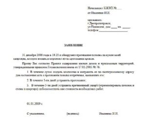 Как написать заявление в управляющую компанию на ремонт кровли