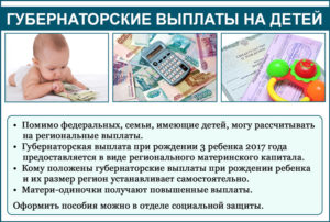 Как оформить губернаторское пособие на второго ребенка в курске