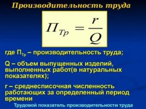Как Определить Производительность Труда При Сокращении