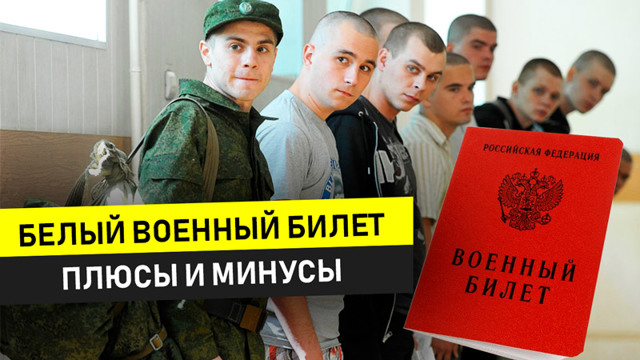 Как отличить белый военный билет от других билетов