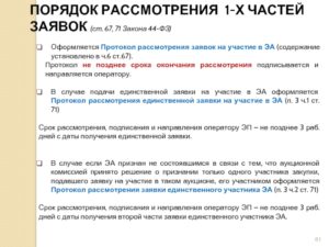Как отменить протокол рассмотрения первых частей заявок 44 фз