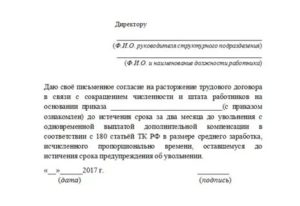 Как Пишется Заявление по Сокращению