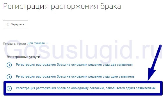 Как подать на развод через госуслуги (через интернет)