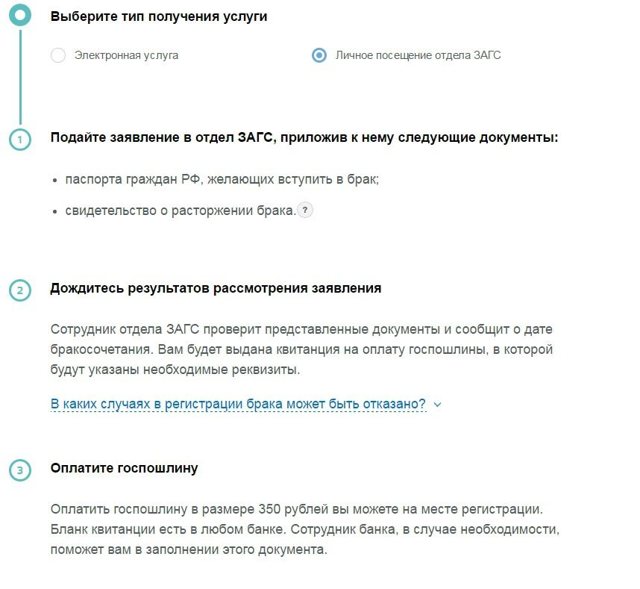 Как подать в загс заявление через интернет &mdash; процесс и дальнейшие действия