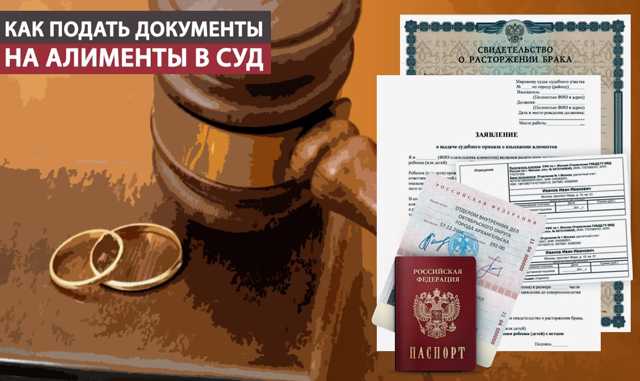 Как подавать документы на алименты и в какие органы