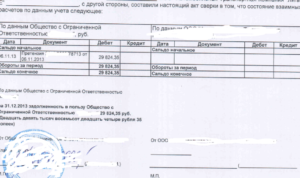Как подписать акт сверки с расхождениями образец