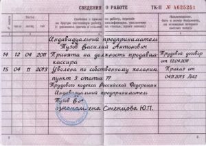 Как Подписывает Трудовую Книжку Индивидуальный Предприниматель