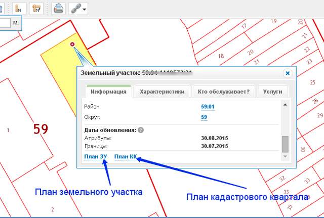 Как получить информацию о плане участка с использованием кадастрового номера