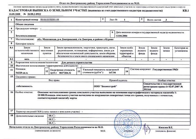 Как получить информацию о плане участка с использованием кадастрового номера