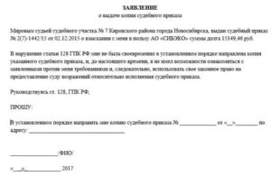 Как Получить Копию Судебного Приказа Мирового Судьи