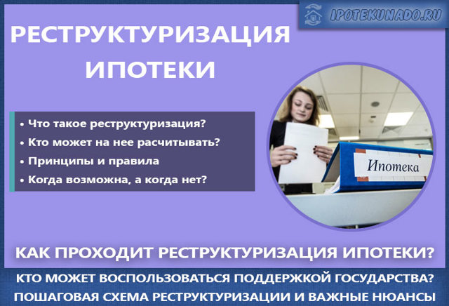 Как получить реструктуризацию ипотеки с гоподдержкой