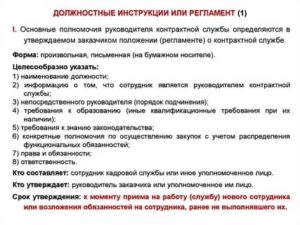 Как Прописать в Должностной Инструкции Взаимозаменяемость