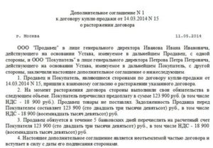 Как Расторгнуть Дополнительное Соглашение к Договору Аренды