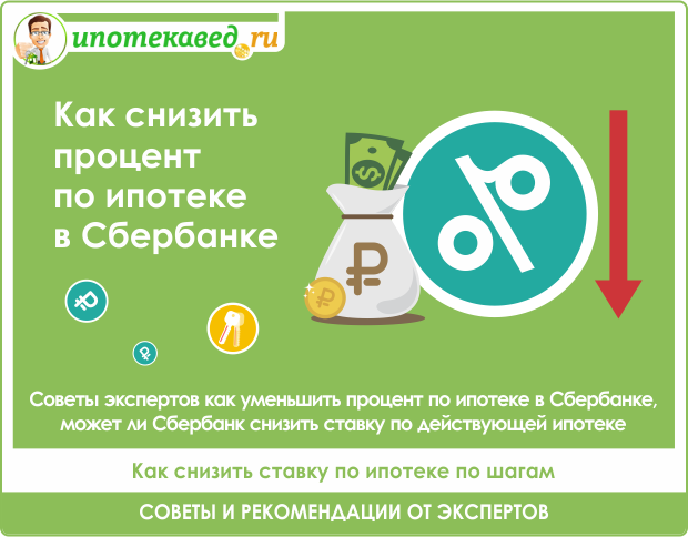 Как снизить процентную ставку по действующей ипотеке