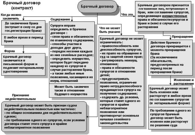 Как составить брачный договор и какой образец выбрать в качестве примера