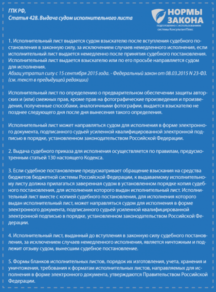 Как составить заявления о выдаче исполнительного листа по гражданскому делу