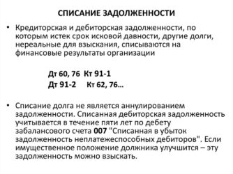 Как списать просроченную задолженность по налогам?