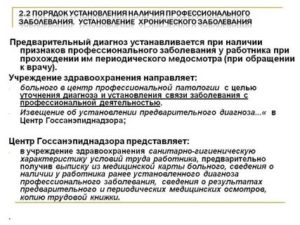 Как Установить Профессиональное Заболевание
